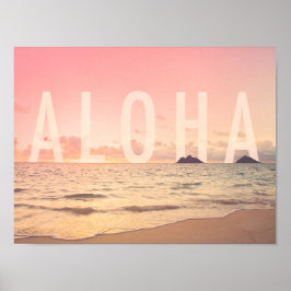 Aloha from Hawaii Art Print Poster