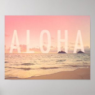 Aloha from Hawaii Art Print Poster
