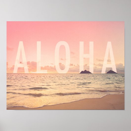 Aloha from Hawaii Art Print Poster (Vorne)