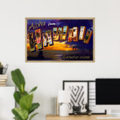 Aloha from Hawaii Poster (Heimbüro)