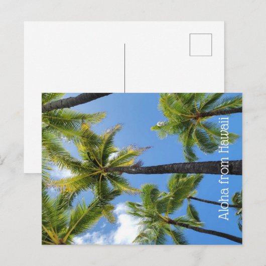 Aloha from Hawaii Postkarte (Vorne/Hinten)