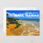 Aloha from Maui Hawaii Postcard Postkarte (Vorne/Hinten)