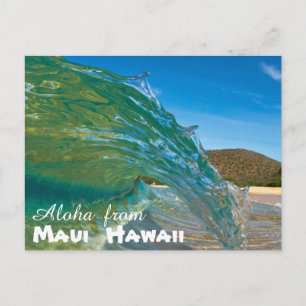 Aloha from Maui Hawaii Postkarte