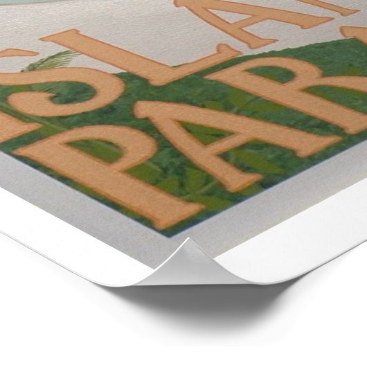 ALOHA from Waikiki print (12"x18") Poster (Ecke)