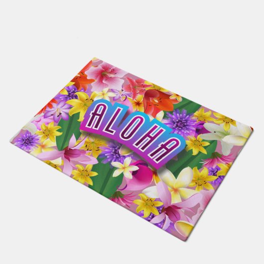 Aloha! Fußmatte (Schrägansicht)