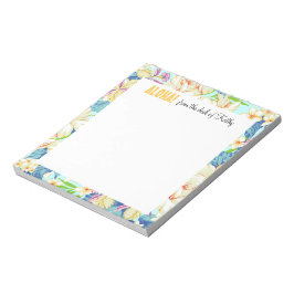 Aloha Gardens 5.5" x 6" Notepad - 40 Seiten Notizblock