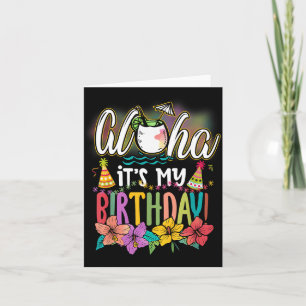 Aloha Geburtstag Hawaiianische Aloha Strände Hawai Karte