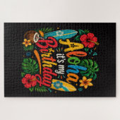 Aloha Geburtstag Hibiskus Hawaii Puzzle (Horizontal)