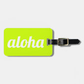 Aloha! Gepäckanhänger (Vorderseite horizontal)