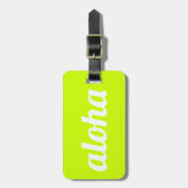 Aloha! Gepäckanhänger (Vorderseite vertikal)