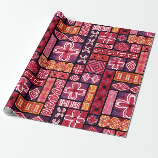 Aloha-Geschenkpapier | Pua Punch Geschenkpapier (Ungerollt)