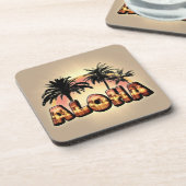 Aloha Getränkeuntersetzer (Linke Seite)