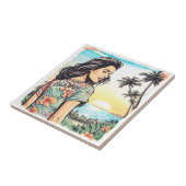 Aloha Girl Fliese (Seite)