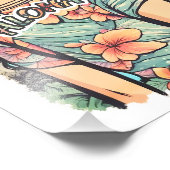 Aloha Girl Fotodruck (Ecke)