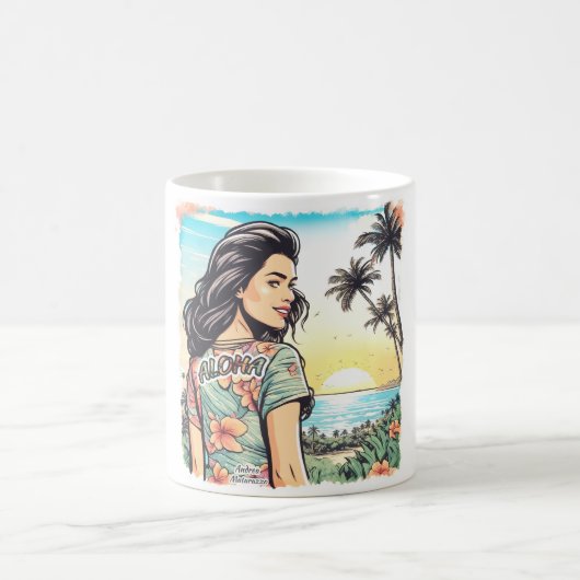 Aloha Girl Kaffeetasse (Mittel)