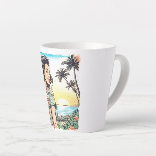 Aloha Girl Milchtasse (Rechte Ecke)