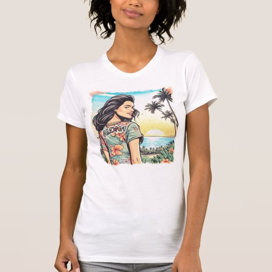 Aloha Girl T-Shirt (Vorderseite)