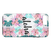 aloha Glitzern iphone 8/7 Plusfall Case-Mate iPhone Hülle (Rückseite (Horizontal))