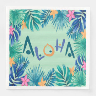 Aloha Greeting Paper Napkin Serviette