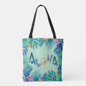 Aloha Greeting Tote Bag Tasche (Rückseite)