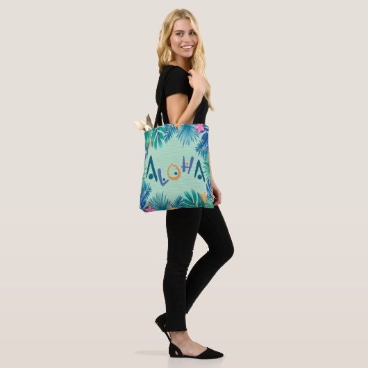 Aloha Greeting Tote Bag Tasche (Am Model)
