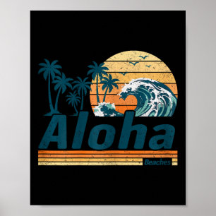 Aloha Group Matching Familienurlaub Sommer Poster