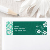 Aloha; grüner Damast (Insitu)