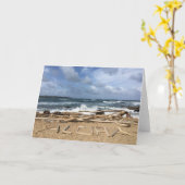 Aloha Grußkarte Karte (Gelbe Blume)