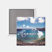 Aloha Hanauma-Inseln Magnet (Vorderseite/Rückseite)