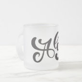 Aloha handgeschriebene Tasse (Vorderseite Links)