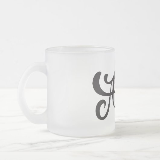 Aloha handgeschriebene Tasse (Links)