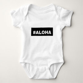 Aloha-Hashtag Baby Strampler