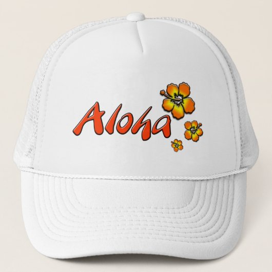 Aloha Hat Truckerkappe (Vorderseite)