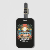 Aloha Hawaii 2026 Gepäckanhänger (Vorderseite Vertikal)