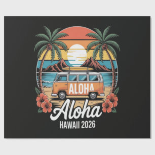 Aloha Hawaii 2026 Geschenkpapier