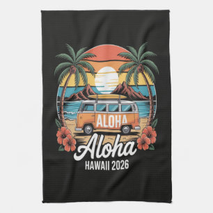Aloha Hawaii 2026 Geschirrtuch