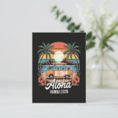 Aloha Hawaii 2026 Postkarte (Stehend Vorderseite)