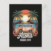 Aloha Hawaii 2026 Postkarte (Vorderseite)