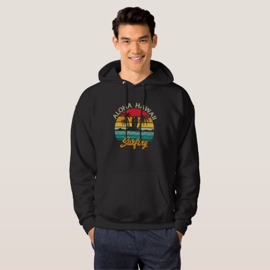 Aloha Hawaii   3 Hoodie (Vorne ganz)