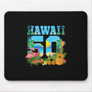 Aloha Hawaii 50. Geburtstag Hawaii Tropisch Hawaii Mousepad