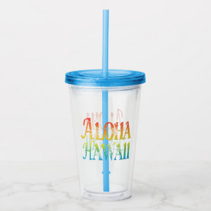 Aloha Hawaii Acryltrinkbecher