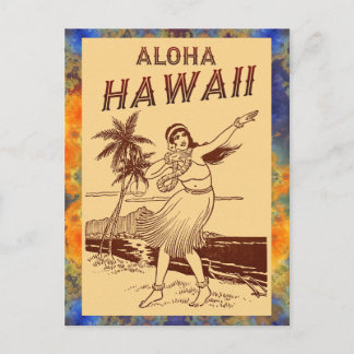 Aloha Hawaii !  Ankündigungspostkarte