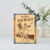 Aloha Hawaii ! Ankündigungspostkarte (Stehend Vorderseite)