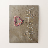 Aloha Hawaii Beach und Muscheln Jigsaw Puzzle (Vertikal)