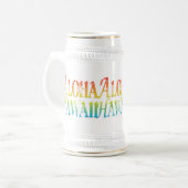 Aloha Hawaii Bierglas (Vorderseite Links)