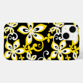 ALOHA HAWAII (BLACK/YELLOW) Case-Mate iPhone FALL Hülle (Rückseite (Horizontal))