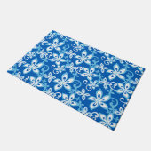 ALOHA HAWAII (BLUE x 2) Fußmatte (Schrägansicht)