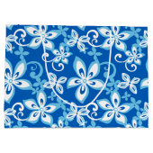 ALOHA HAWAII (BLUE x 2) Große Geschenktüte (Rückseite)