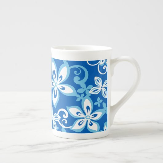 ALOHA HAWAII (BLUE x 2) KNOCHENCHINA TASSE (Rechts)