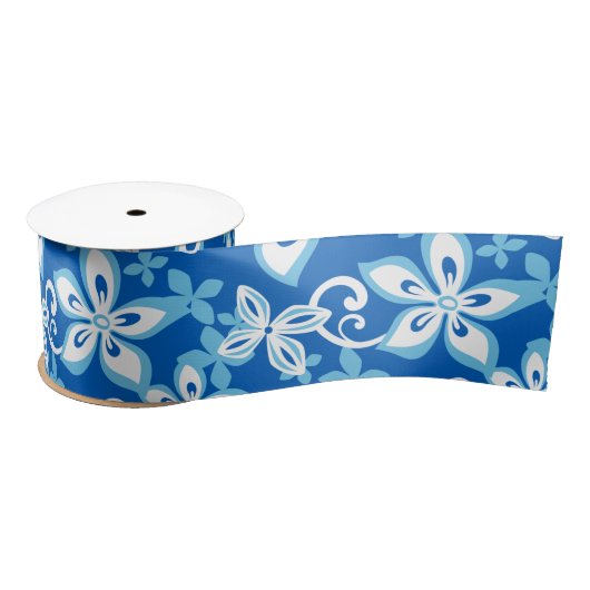 ALOHA HAWAII (BLUE x 2) SATIN RIBBON Satinband (Spule)